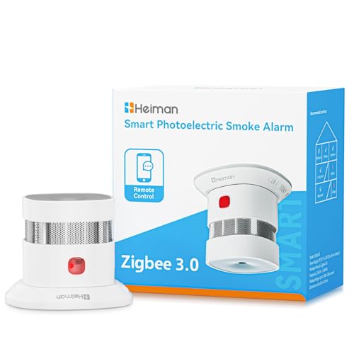 Jakie czujki dymu do Home Assistant - Heiman HS1SA-E Plus