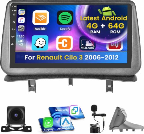 Radio z CarPlay do Renault Clio 3