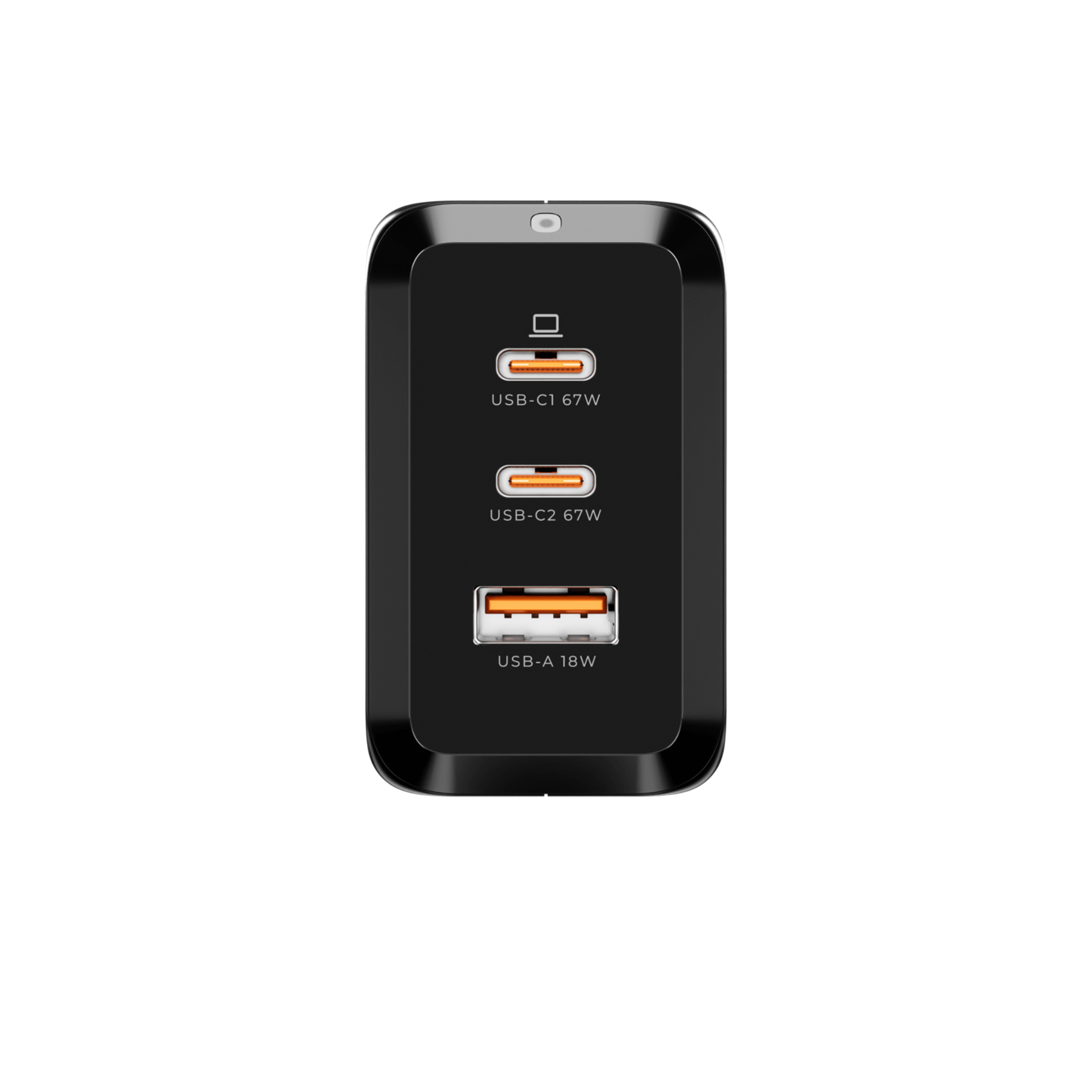 DEKO Ładowarka TRAVELER 67W GaN Fast - 2x USB-C 1x USB-A (DC673P2CABA) - Ładuj laptopa, tablet i telefon jednocześnie z DEKO TRAVELER 67W. Kompatybilna z większością urządzeń, wygodna i wydajna.