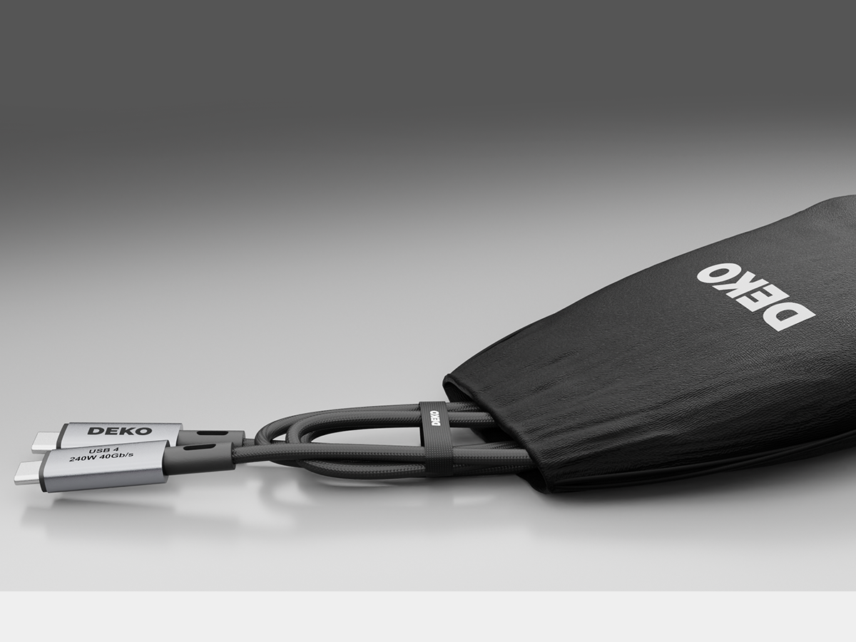 DEKO_USB4_Cable_USBC_Satin_bag.png - DEKO ELECTRONICS