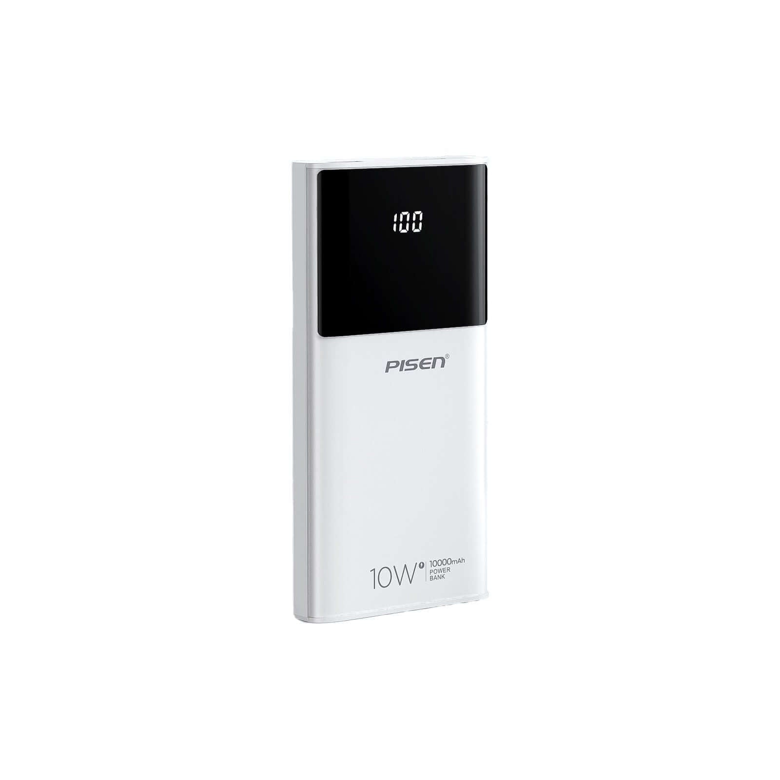 PISEN Powerbank Mr. White 10W 10000mAh (TP-D33) - ✅Szybkie ładowanie 10W – naładuj urządzenia szybciej niż standardowymi ładowarkami, oszczędzając czas i energię. ✅Kompatybilność z wieloma urządzeniami – obsługuje protokoły Samsung oraz inne urządzenia, i