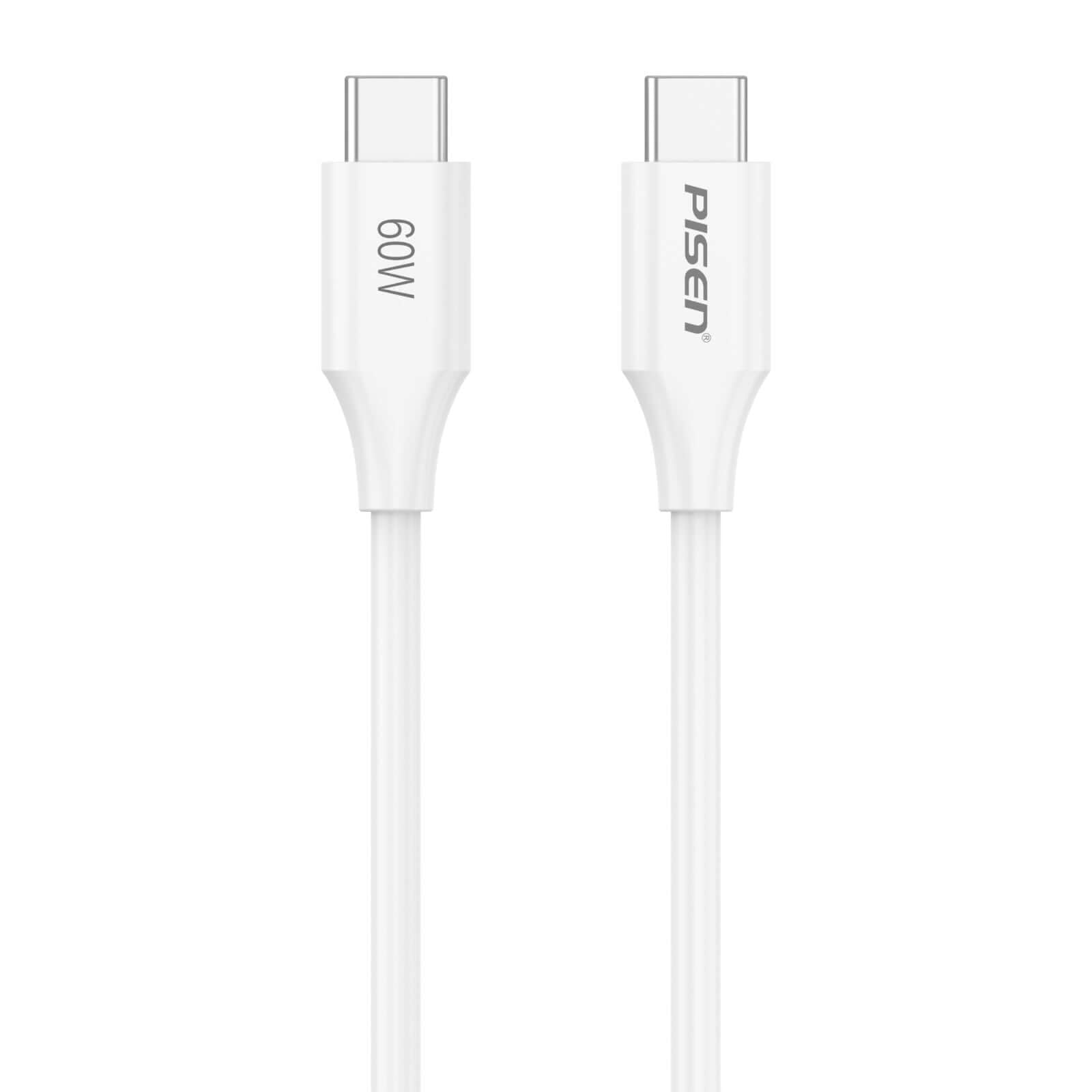 PISEN Kabel USB-C 60W Szybkie Ładowania (CC-PD01) - ✅Wysoka jakość – kabel PISEN USB-C 60W wykonany z wysokiej jakości materiałów, zapewnia trwałość i estetykę na najwyższym poziomie. ✅Kompatybilność i bezpieczeństwo – kompatybilny z szeroką gamą urządzeń