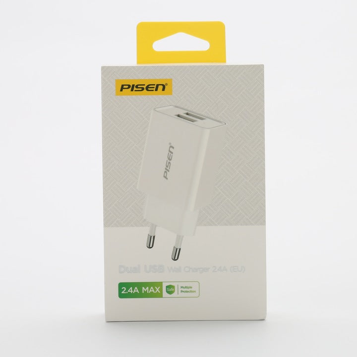 SZYBKA-LADOWARKA-2x-USB-DO-TELEFONU-TABLETU-UNIWERSALNA-2-4A-PISEN-OPAKOWANIE-PRZOD.jpg - DEKO ELECTRONICS