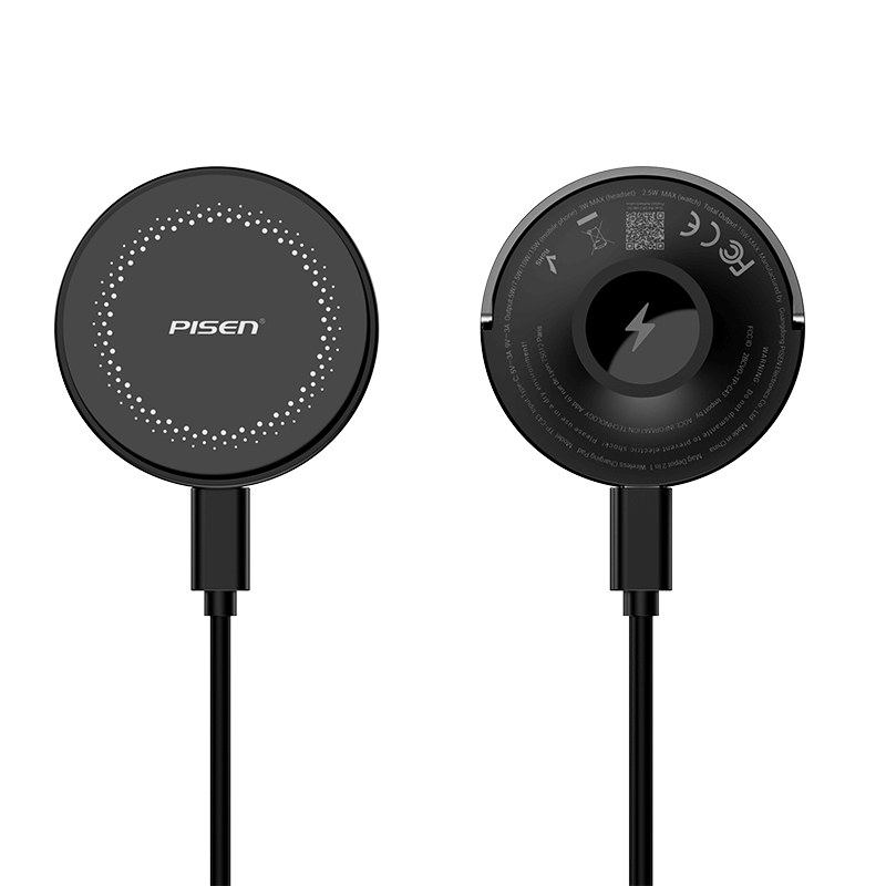 Pisen Ładowarka indukcyjna z podstawką 15W MagSafe (TP-C43) - ✅ Mocny magnes – stabilność i bezpieczeństwo – Magnetyczny uchwyt zapewnia silne przyciąganie, co gwarantuje stabilność urządzenia, nawet przy wibracjach. Możesz ładować telefon w pozycji piono