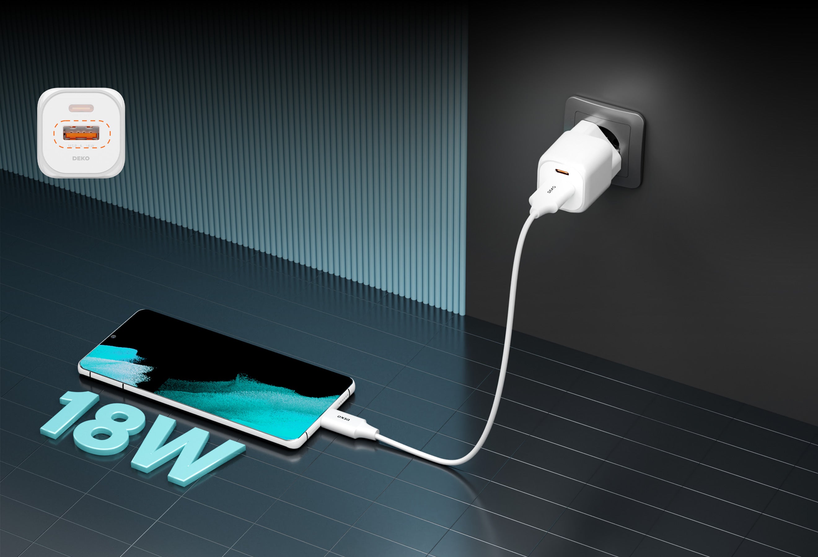 USB-A-wht.jpg - DEKO ELECTRONICS