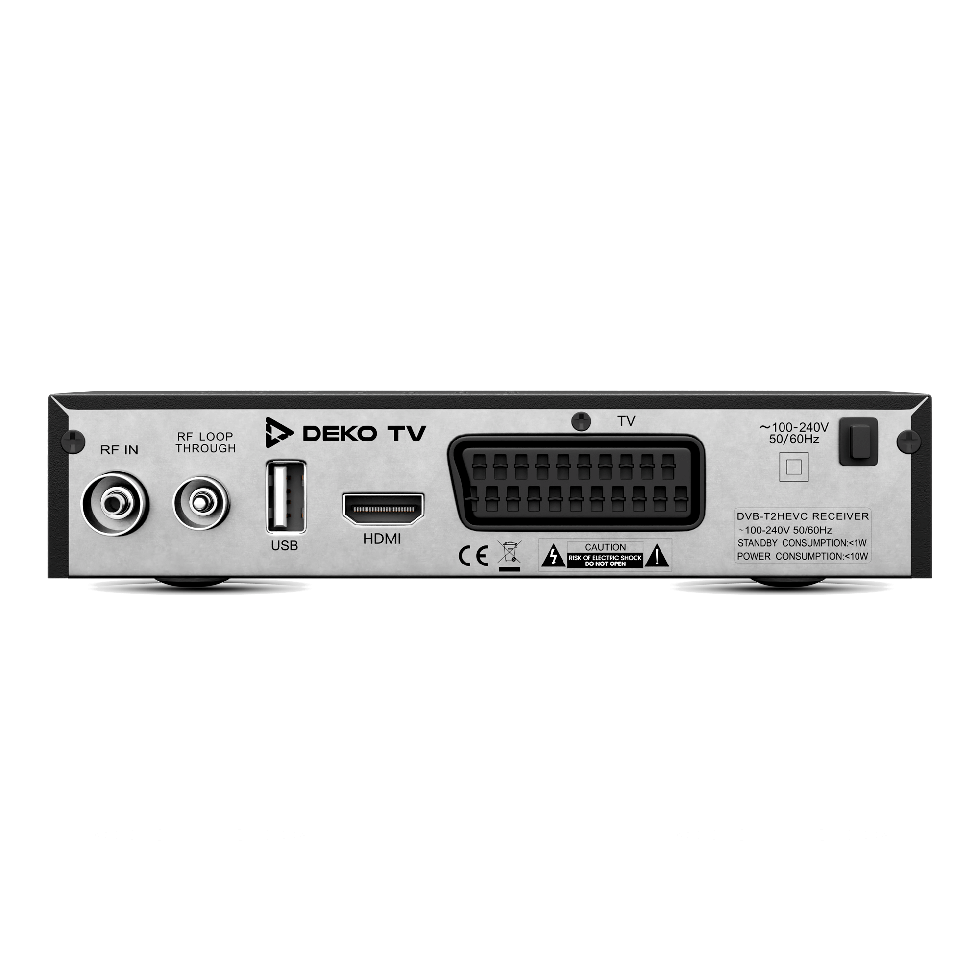 DEKO TV PRO 2 Dekoder DVB-T2 HEVC z WiFi Dekoder Telewizji Naziemnej do Telewizora