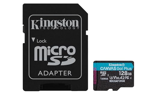 Jaka karta microSD do DJI Mini 4 Pro - Kingston Canvas Go! Plus 128 GB