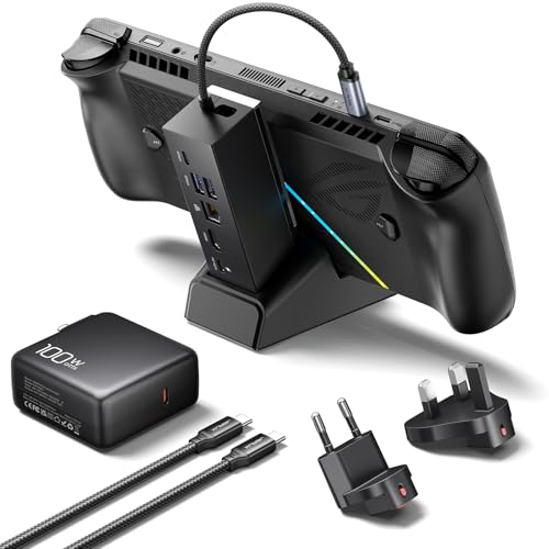 Jaka stacja dokująca do ROG Xbox Ally X - JSAUX stacja 6 w 1 + ładowarka 100 W