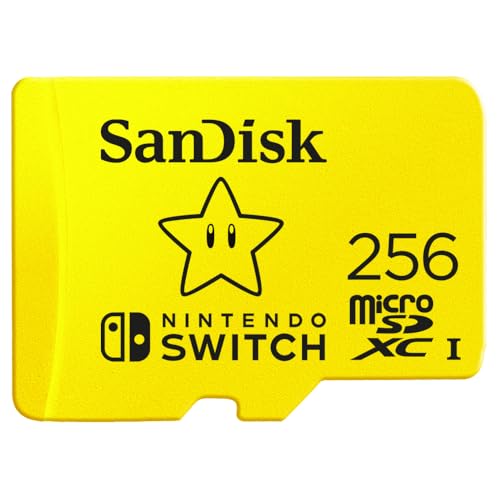 Qué tarjeta microSD para Nintendo Switch OLED y Lite - SanDisk microSDXC para Nintendo Switch 256 GB