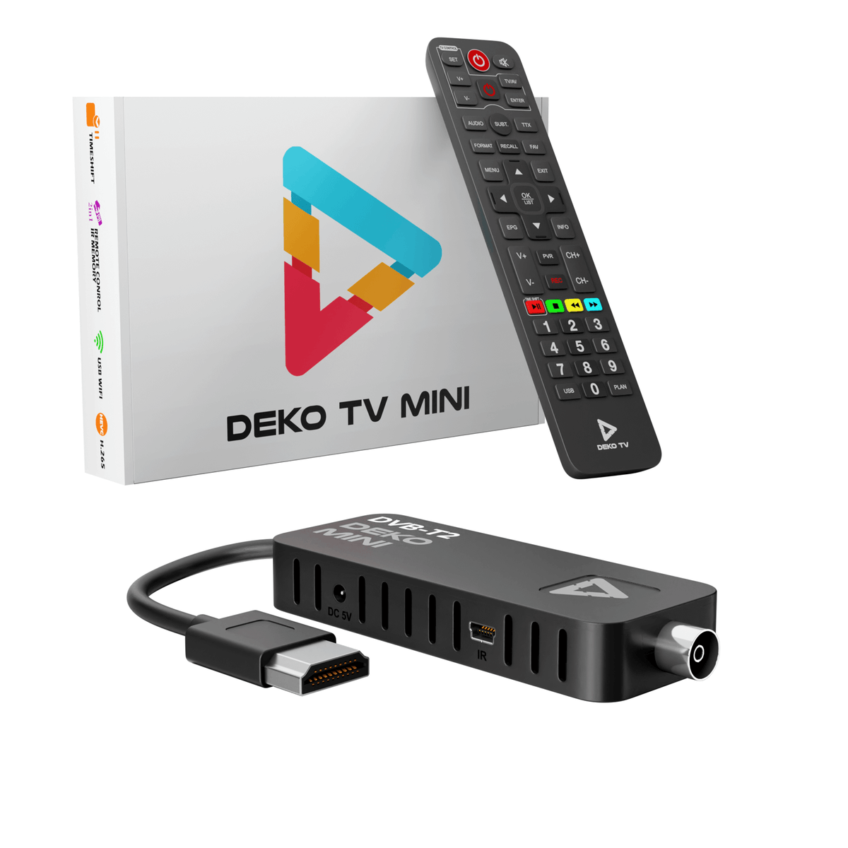 DEKO Decoder DEKO TV Mini (DVB-T2 Tuner)