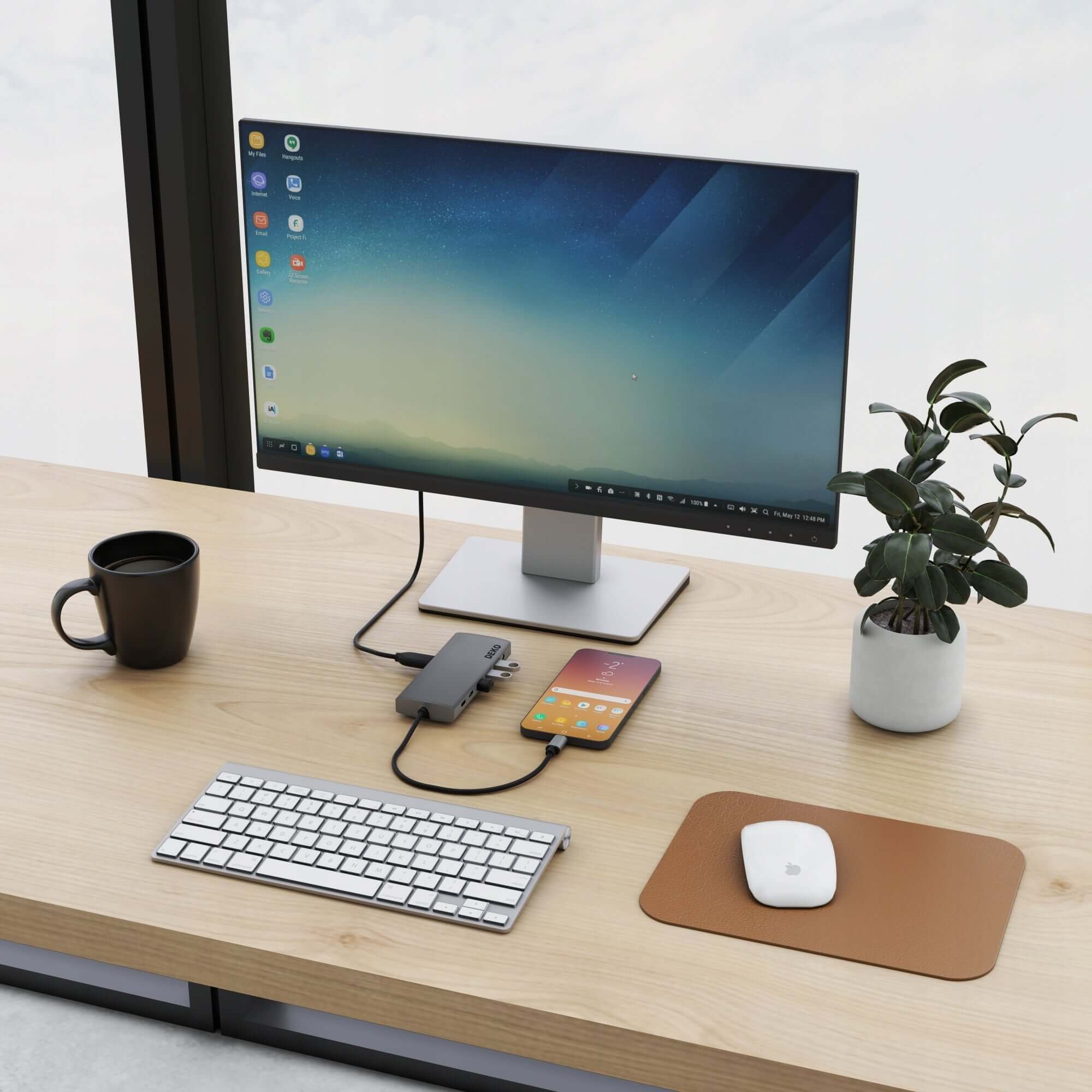 DEKO Hub PRO USB-C 12w1 (HC12XPA) - ✅Wszechstronność i uniwersalna kompatybilność – współpracuje z urządzeniami wyposażonymi w port USB-C, w tym laptopami, tabletami i smartfonami, oraz obsługuje Samsung DeX. ✅Obsługa 4K przez HDMI – wyjście HDMI o rozdzi
