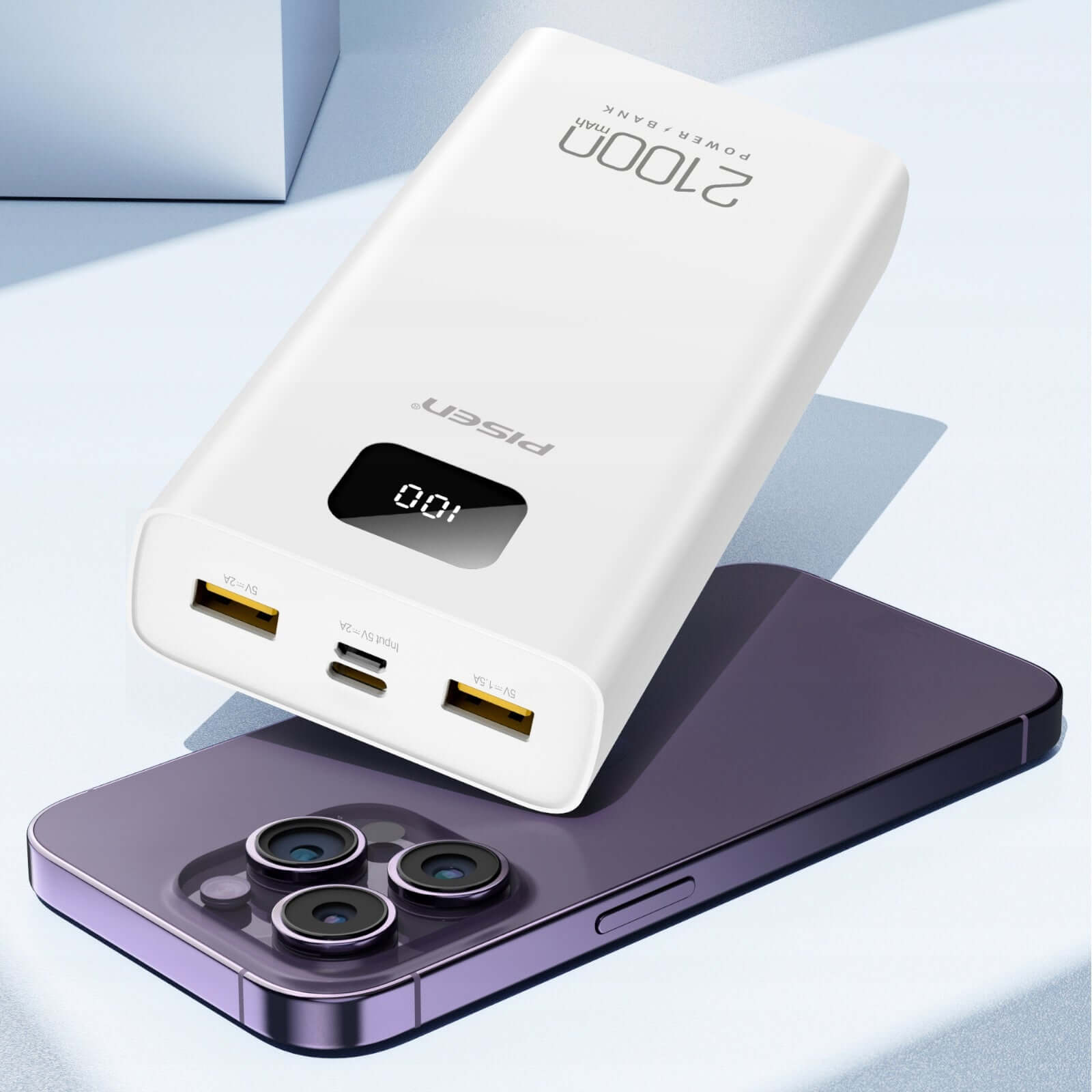 POWERBANK-20000-mAh-21000-mAh-10W-2x-USB-USB-C-MicroUSB-do-iPhone-APPLE-Kod-producenta-TS-D294-POWERBANK-21000-mAh-PISEN.jpg - DEKO ELECTRONICS