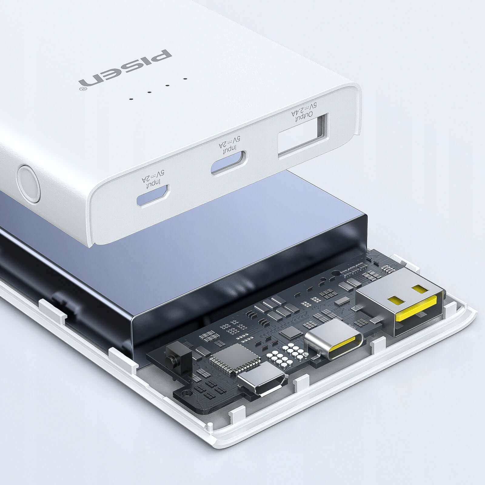 Powerbank-TS-D324-10000mAh-12W-PD-QC-USB-Micro-USB-C-Bialy-do-iPhone-APPLE-Kod-producenta-TS-D324.jpg - DEKO ELECTRONICS