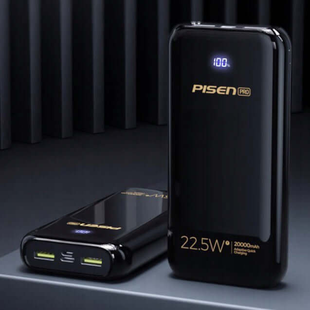 SZYBKI-POWERBANK-PISEN-LED-20000-mah-22-5W-USB-C-MICRO-USB-PD-QC-CZARNY-Kod-producenta-6902957115117.jpg - DEKO ELECTRONICS