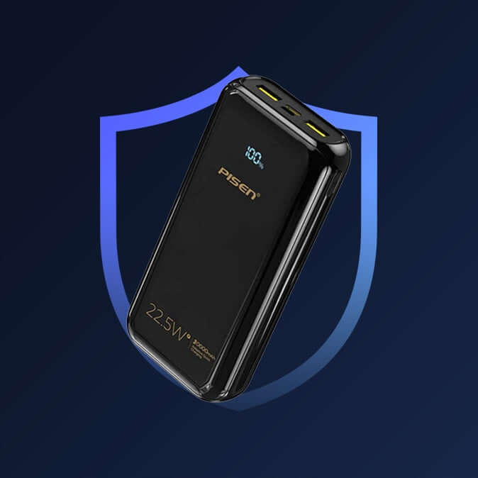 SZYBKI-POWERBANK-PISEN-LED-20000-mah-22-5W-USB-C-MICRO-USB-PD-QC-CZARNY-Zlacza-microUSB-USB-USB-C.jpg - DEKO ELECTRONICS