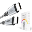 DEKO Kabel USB-C USB 3.2 (100W, 20 Gbps) - Kabel DEKO USB-C obsługuje szybkie ładowanie 100W dla urządzeń takich jak MacBook Pro/Air oraz Samsung Galaxy S24. Zapewnia prędkość transferu danych na poziomie 2500 MB/s (20 Gbps) oraz wyjście wideo 4K UHD przy