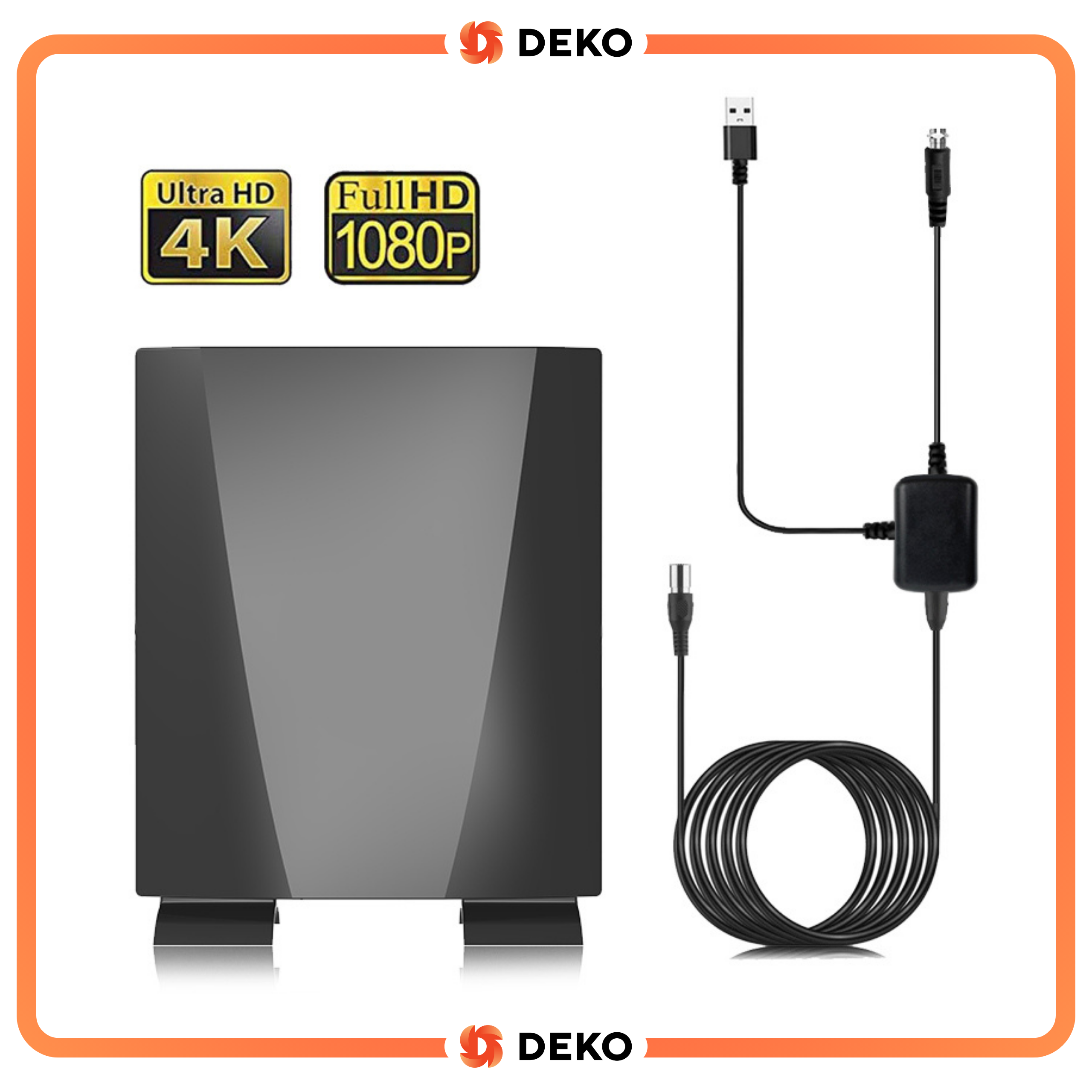 Antena TV DEKO AIO1030UV – UHF VHF wewnętrzna/zewnętrzna