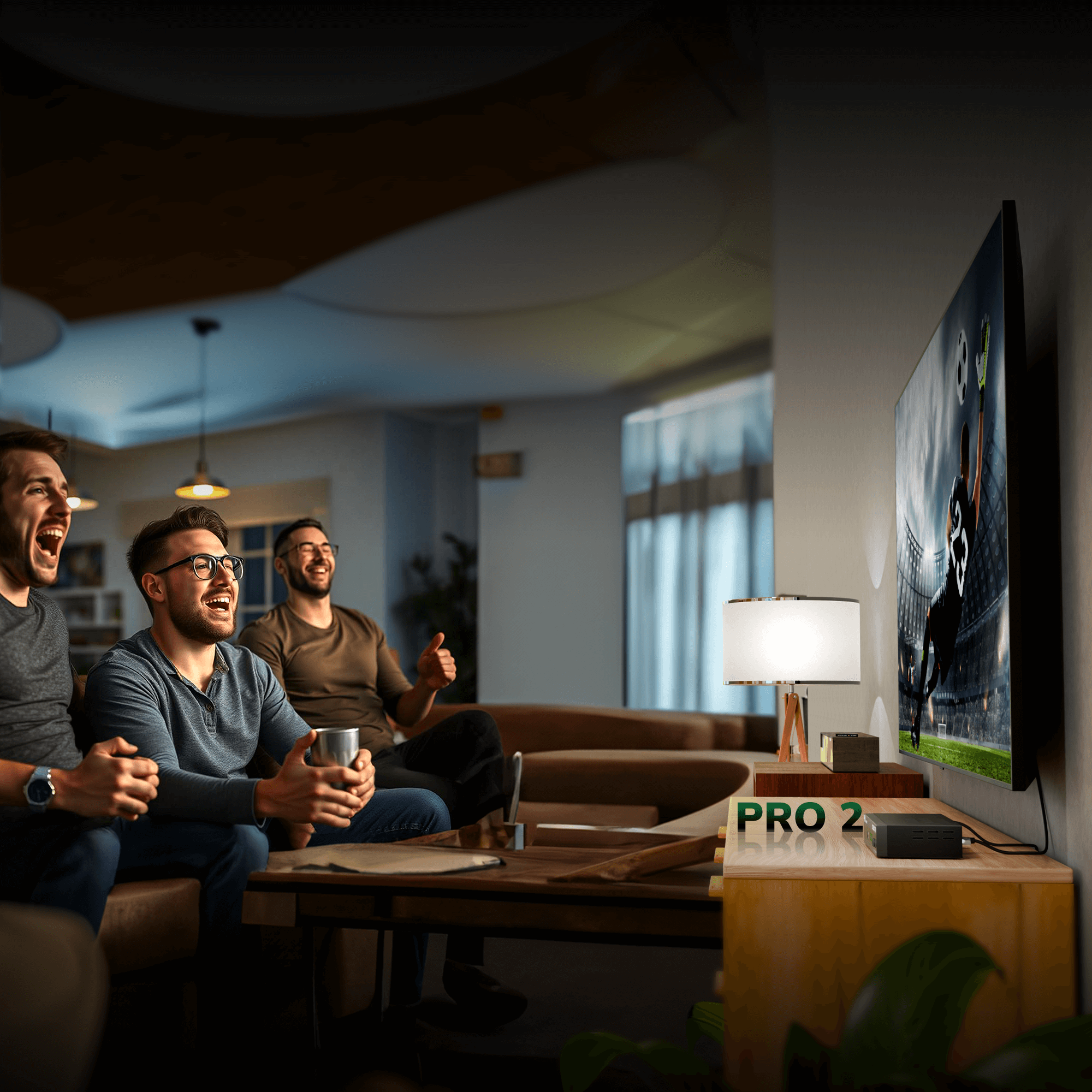 DEKO TV PRO 2 Dekoder DVB-T2 HEVC z WiFi Dekoder Telewizji Naziemnej do Telewizora