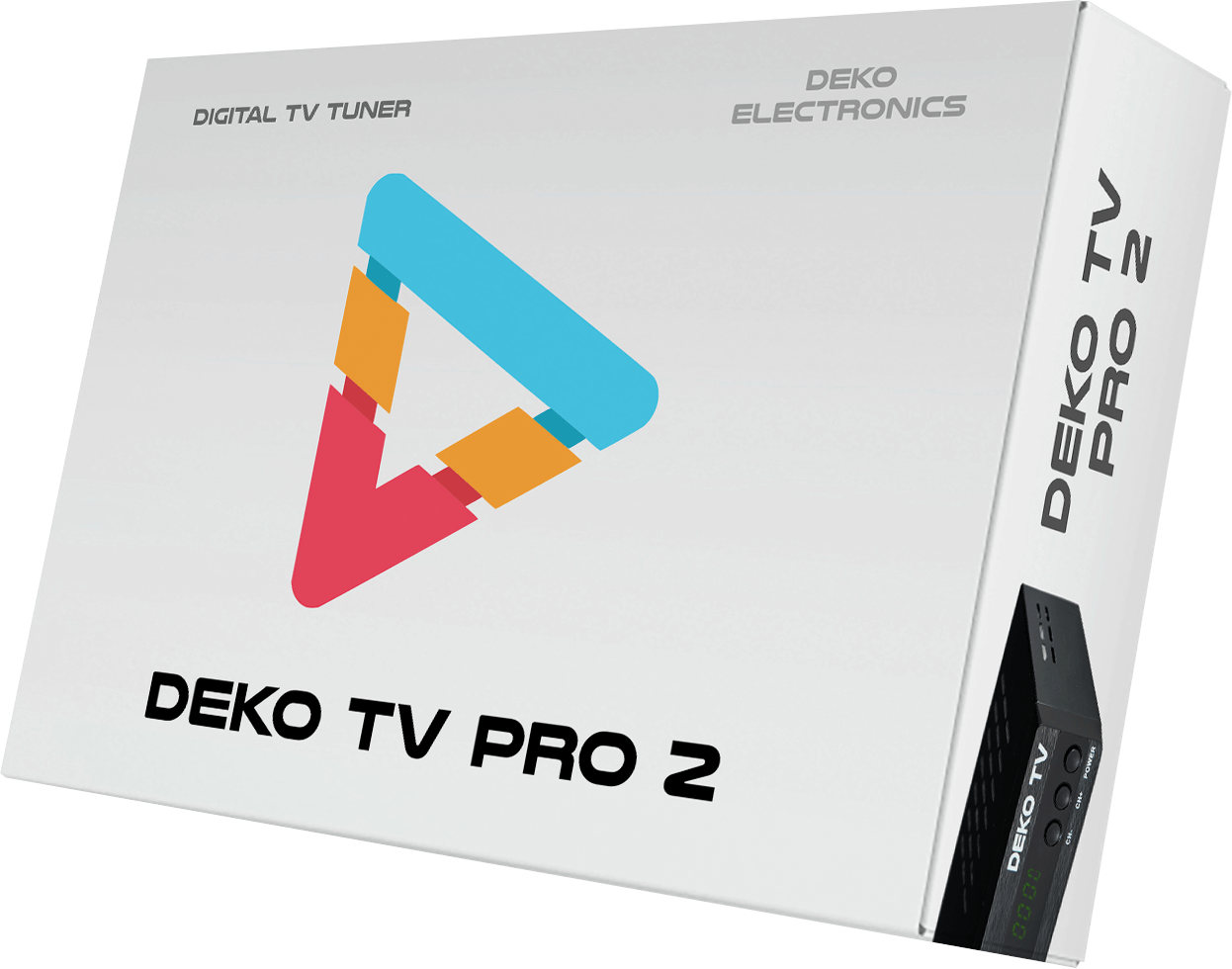 Decoder Deko TV PRO2 DVB-T2 HEVC 2025 – PVR, TimeShift, USB WiFi E Multimedia, Con Telecomando 2in1