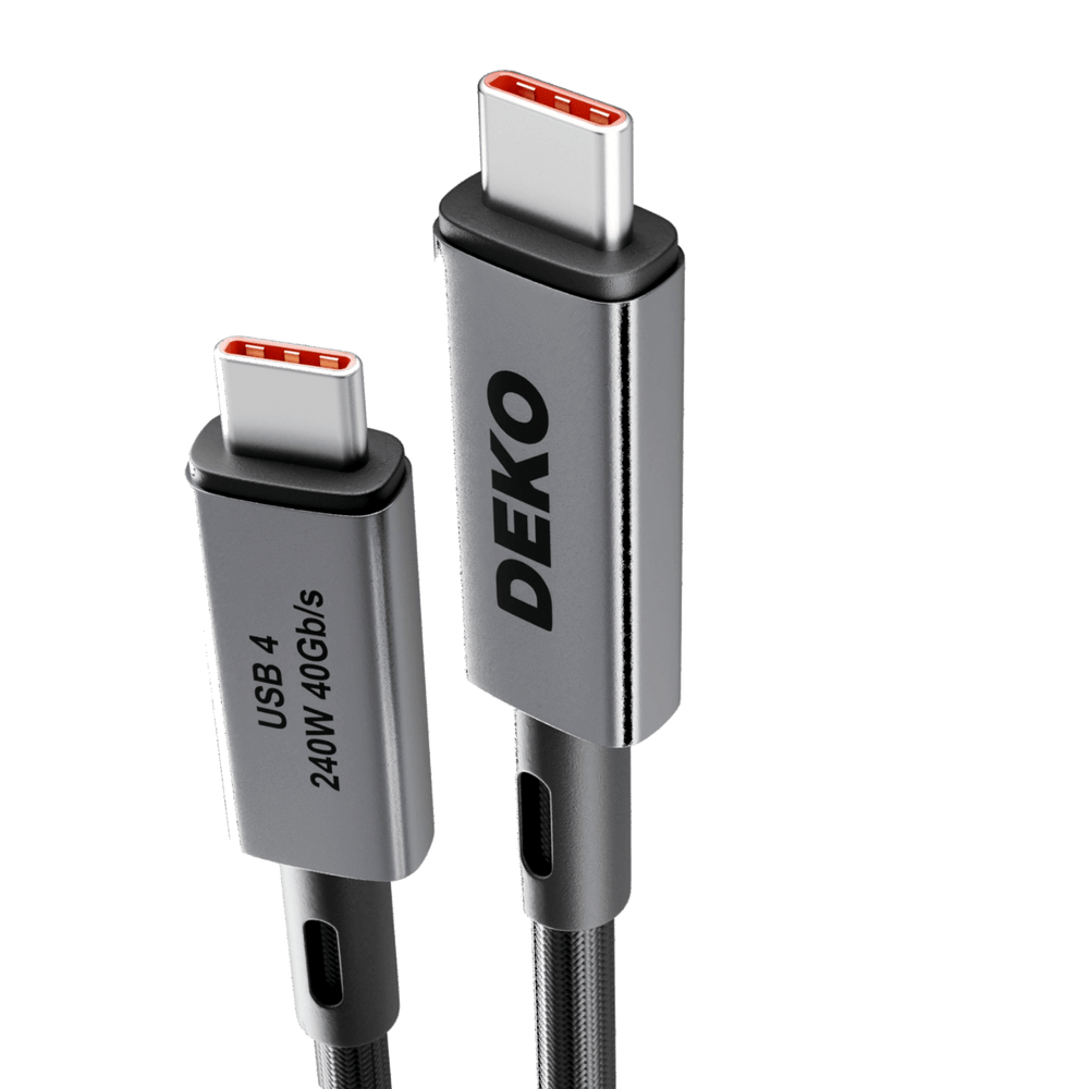 DEKO Kabel USB-C USB 4 (240W, 40 Gbps)