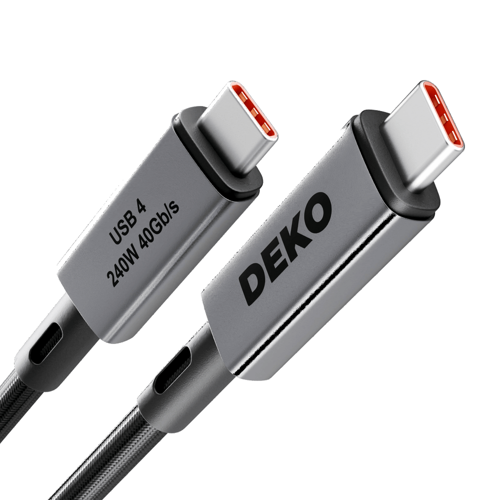 DEKO Kabel USB-C USB 4 (240W, 40 Gbps)